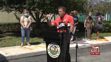 la ciudad de hialeah abrio este lunes un centro de vacunacion contra el covid-19