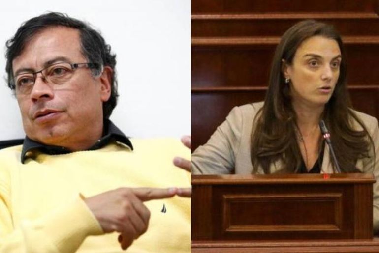 Colombia: Gustavo Petro y Karen Abudine en un contrapunteo de insultos