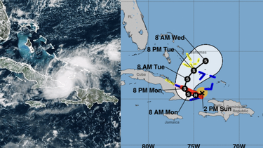 huracan oscar a punto de impactar el oriente de cuba mientras el pais enfrenta su tercer dia de apagon masivo
