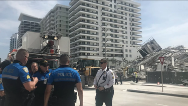 [video] derrumbe de edificio en miami beach causa al menos un herido