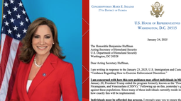 maria elvira salazar insta al departamento de seguridad nacional a proteger a inmigrantes cubanos, venezolanos y nicaragüenses