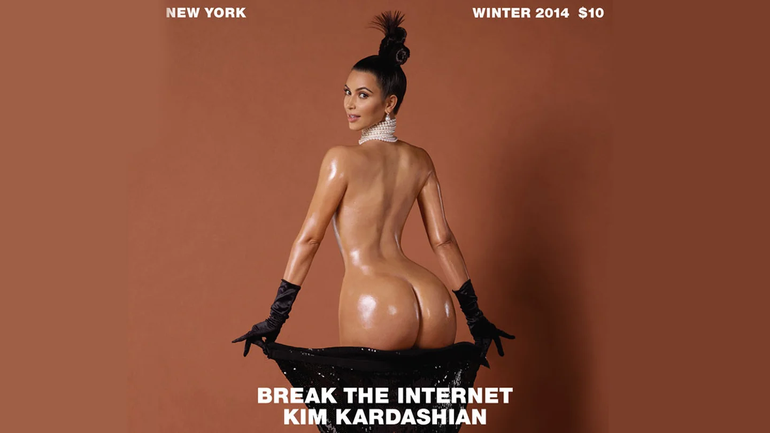 Kim Kardashian para la revista Paper