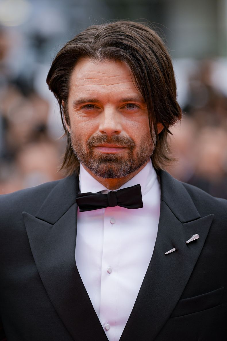 Sebastian Stan posa a su llegada a la premiere de The Apprentice en la 77a edición del Festival de Cine de Cannes, en Francia el lunes 20 de mayo de 2024. (Foto Scott A Garfitt/Invision/AP)