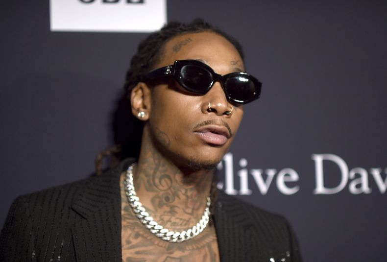 ARCHIVO - Wiz Khalifa aparece en la Gala previa a los Grammy en Beverly Hills, California, el 4 de febrero de 2023. (Foto Richard Shotwell/Invision/AP, archivo)