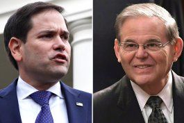 Los senadores Marco Rubio y Bob Menéndez lograron avanzar una resolución en apoyo al pueblo de Cuba. (Archivo)