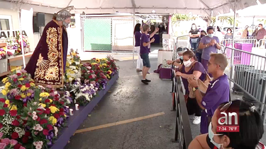 cubanos de miami comienzan a llegar al santuario en visperas de san lazaro