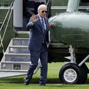 El presidente Joe Biden llega al jardín sur de la Casa Blanca, el 14 de agosto de 2023, en Washington. (Foto AP/Evan Vucci)