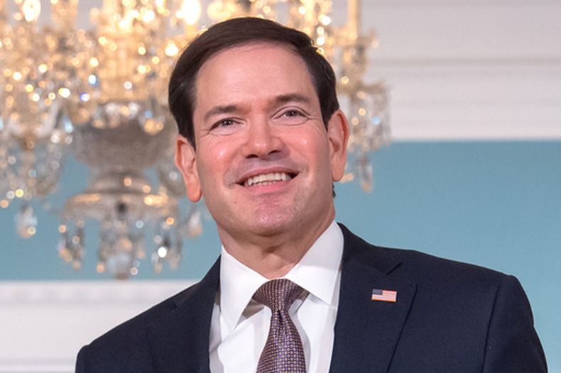 El secretario de Estado Marco Rubio en la sede del Departamento de Estado en Washington, el 28 de septiembre del 2026. (AP foto/Mark Schiefelbein)