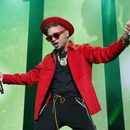 ARCHIVO - Ozuna durante su presentación en el Coca Cola Flow Fest en la Ciudad de México el 23 de noviembre de 2019. (Foto AP/Ginnette Riquelme, archivo)