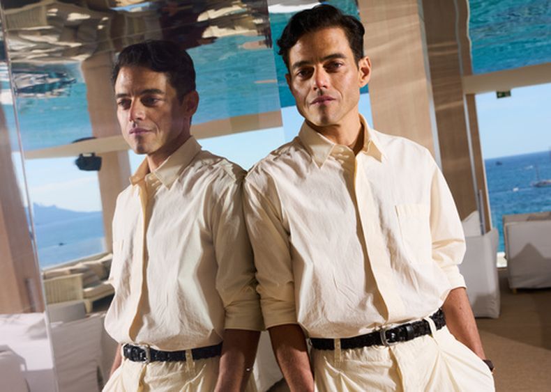 Rami Malek posa para un retrato para promover la película The Man I Love en el 79º Festival Internacional de Cine de Cannes, en el sur de Francia, el martes 19 de mayo de 2026. (Foto Scott A Garfitt/Invision/AP)