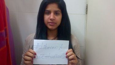 Habla estudiante detenida durante protestas contra Maduro