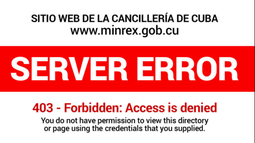 cuba denuncia un ciberataque a la pagina web de su cancilleria