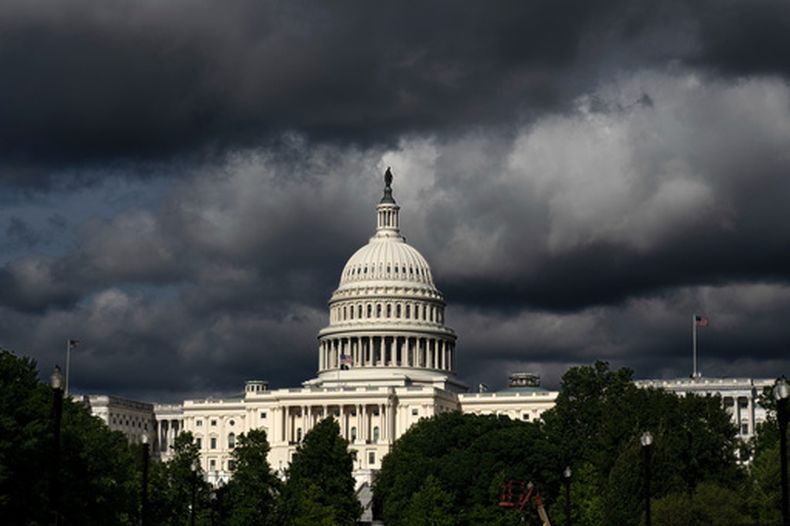 Vista del Capitolio en Washington, el martes 23 de junio de 2026. (AP Foto/J. Scott Applewhite)