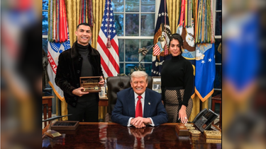 trump destaca a cristiano ronaldo durante cena de gala con el principe saudi: mi hijo es fan