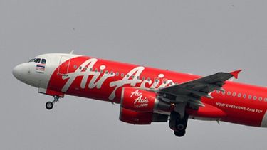 Imagen de un avión de AirAsia en pleno despegue. (No es el avión real de esta noticia)