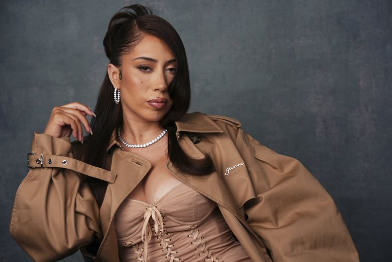 Kali Uchis posa para un retrato el martes 22 de abril de 2025 en Los Ángeles. (Foto AP/Chris Pizzello)
