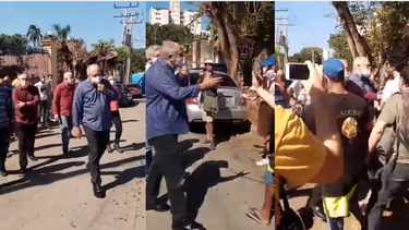 el ministro de cultura agrede violentamente a artistas plantados frente al ministerio de cultura