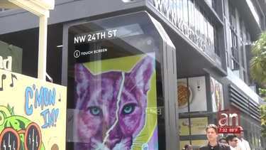 el vecindario de wynwood inauguro este martes el primer kiosko interactivo en la ciudad de miami