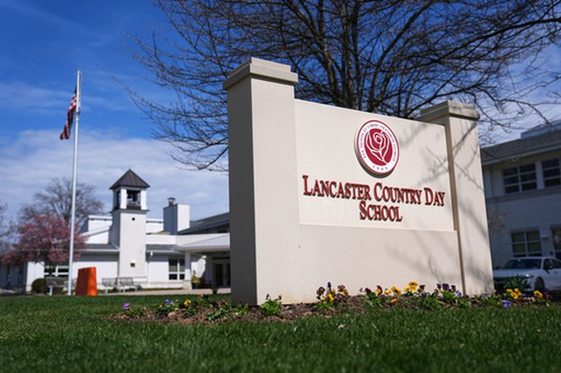 La escuela Lancaster Country Day School en Lancaster, Pensilvania, el miércoles 26 de marzo de 2026. (AP Foto/Matt Rourke)