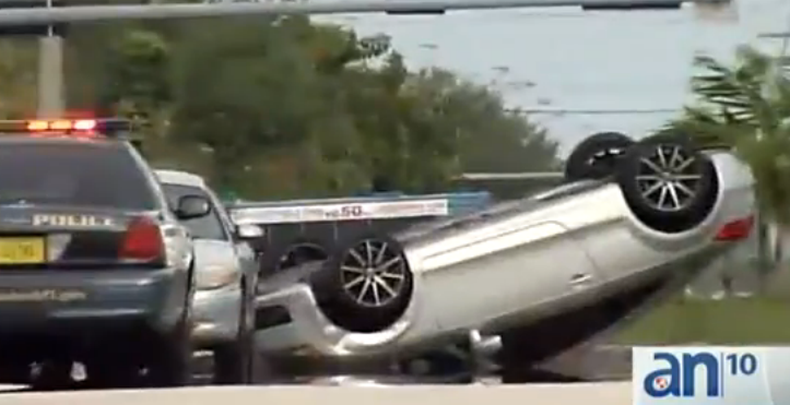 Un accidente en Hialeah deja a una mujer embarazada en estado grave.