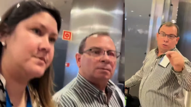 video: periodista mario j. penton enfrenta al exespia fernando gonzalez llort en aeropuerto de madrid