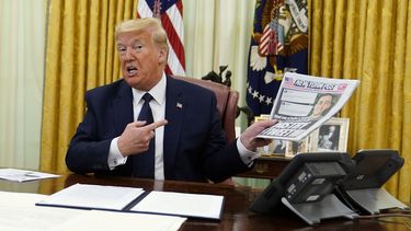 Twitter etiqueta tuit de Trump por enaltecer la violencia