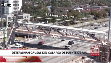 dan a conocer las causas del derrumbe del puente de fiu