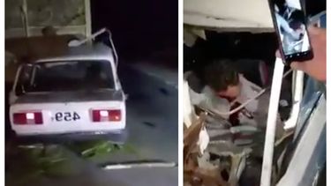 fuerte video: una patrulla en las tunas, cuba se estrella contra camion dejando dos policias muertos 