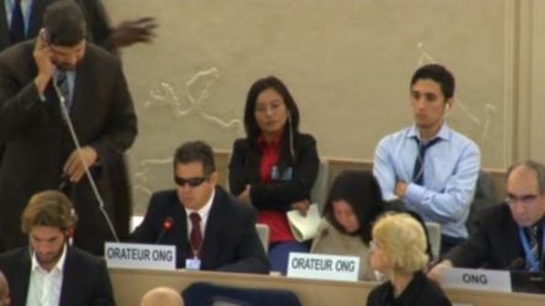 Embajador del régimen interrumpió res veces la intervención del disidente González Leiva.