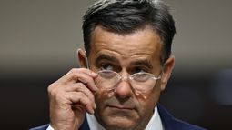 El nominado por el presidente Donald Trump para ser director de la CIA, John Ratcliffe, en el Congreso en Washington el 22 de enero del 2025. (AP foto/John McDonnell)