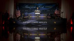 El presidente electo Donald Trump habla durante una gala del America First Policy Institute en su mansión de Mar-a-Lago, el jueves 14 de noviembre de 2024, en Palm Beach, Florida. (AP Foto/Alex Brandon)