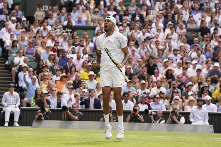 Un calmado Kyrgios gana y vuelve a cuartos en Wimbledon