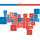 Calculadora presidencial: selecciona tu propia combinación de estados y ve quién ganaría las elecciones