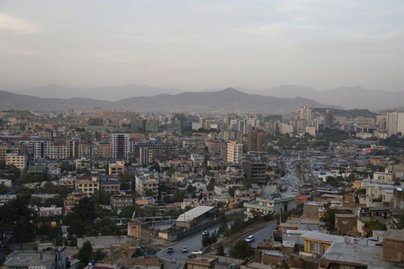 En esta imagen del domingo 4 de octubre de 2026 se observa el paisaje de Kabul. (AP Foto/Siddiqullah Alizai)