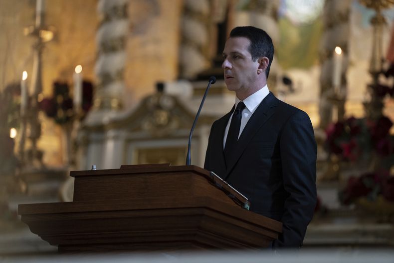 En esta imagen proporcionada por HBO, Jeremy Strong como Kendall Roy en una escena de la serie Succession. (HBO vía AP)