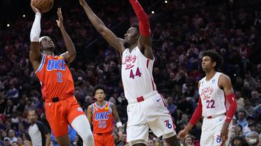 Gilgeous Alexander anota 37; Thunder vence a 76ers