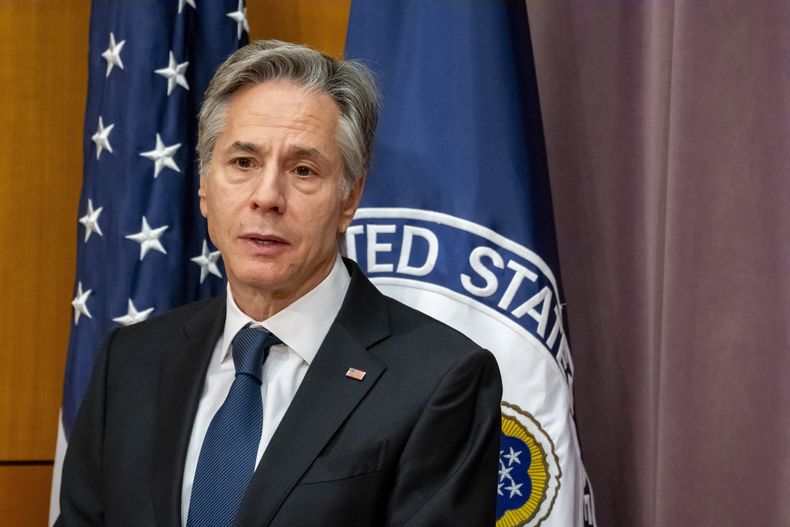El secretario de Estado Antony Blinken en Washington el 7 de diciembre de 2023. (Foto AP /Alex Brandon)