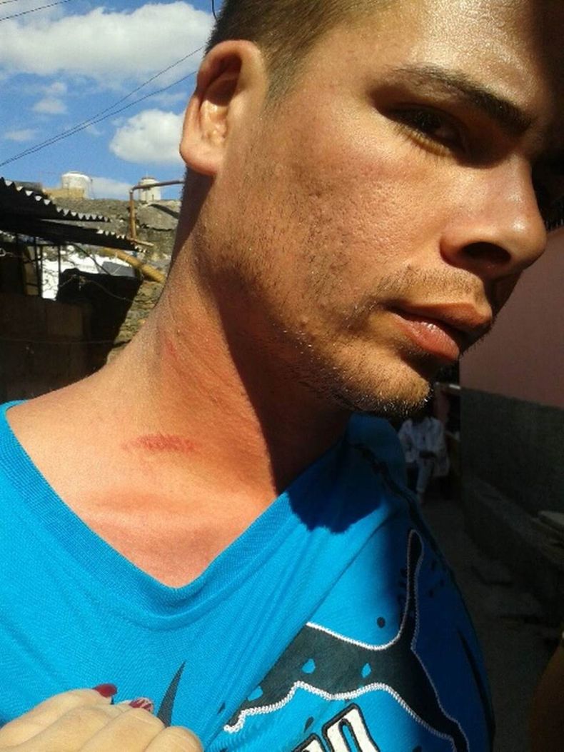 Huellas de la detención de Daril Ferrer, hijo mayor del disidente cubano Darsi Ferrer.