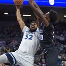 Timberwolves encadenan 5to triunfo, arrollan a Kings 134-114