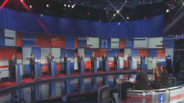 donald trump se lucio y se robo el primer debate republicano