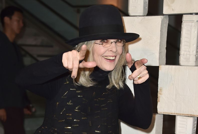 Diane Keaton llega a un evento en el Garden at the Hammer Museum en Los Ángeles el 10 de octubre del 2015. (Jordan Strauss/Invision/AP)