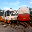 Accidente masivo entre dos guaguas en Villa Clara deja más de 40 heridos