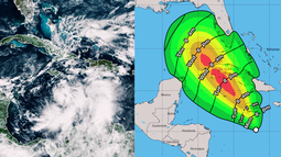 cuba y el sur de florida en alerta: depresion tropical 18 que podria impactar a la isla como un huracan y traer fuertes lluvias en florida