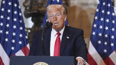 ARCHIVO - El presidente Donald Trump habla en el Desayuno Nacional de Oración en el Capitolio en Washington, el 6 de febrero de 2025. (AP foto/Evan Vucci, archivo)