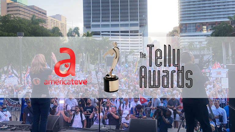 América Tevé es galardonado con un Telly Awards