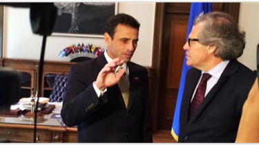 henrique capriles se reune con luis almagro