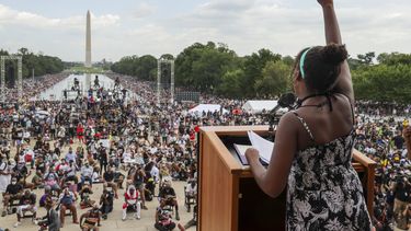 Tras enorme mitin, llaman a afroestadounidenses a votar