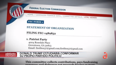 revelen documentos del nuevo partido que fundaria donald trump: el patriot party