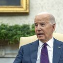 El presidente Joe Biden habla mientras se reúne con el primer ministro iraquí, Shia al-Sudani, en la Oficina Oval de la Casa Blanca, el lunes 15 de abril de 2024, en Washington. (Foto AP/Alex Brandon)