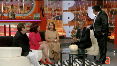 reecuentro del elenco de la novela sol de batey en el happy hour